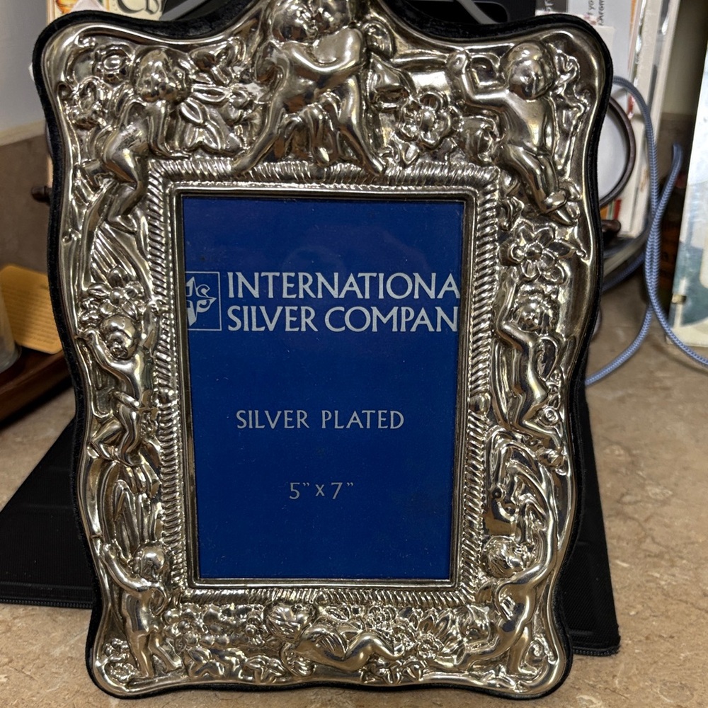 Ornate Silver Plated Frame